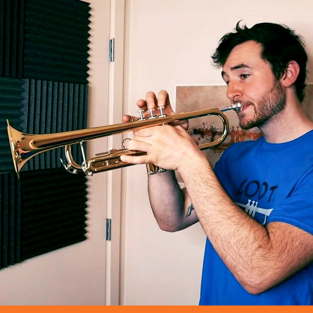 Libretto Gold Lacquer Bb Student Trumpet, TR002