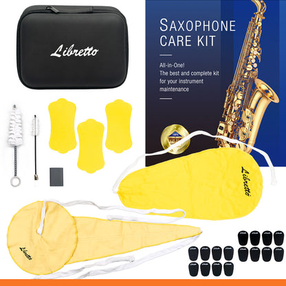 Libretto Alto Saxophone Cleaning Kit with EVA Case, AC001-2-R1