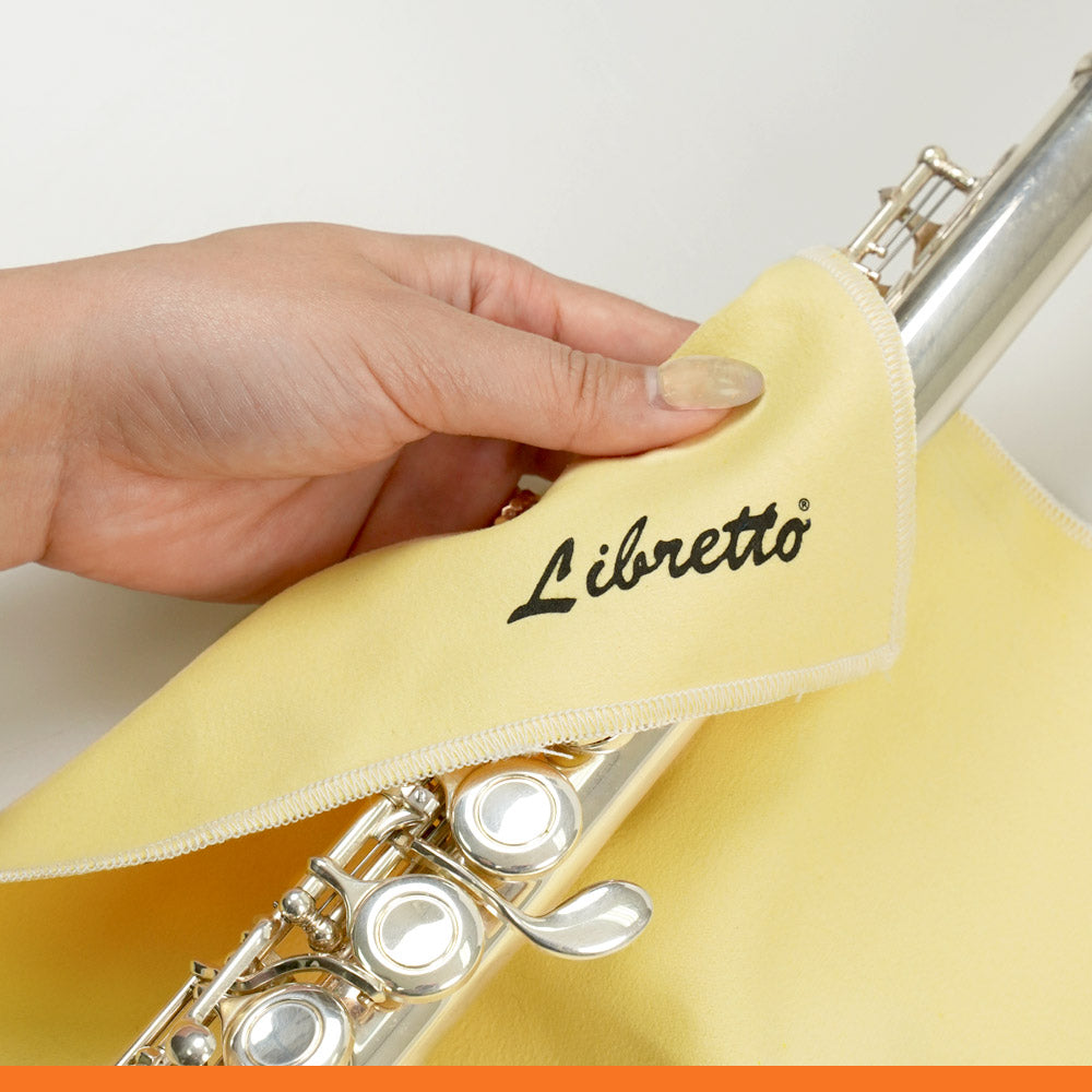 Libretto Silver Polishing Cloth for Flute,  AC005-3