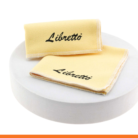 Libretto Silver Polishing Cloth for Flute 2 Pack, 20x20cm each, AC005-5