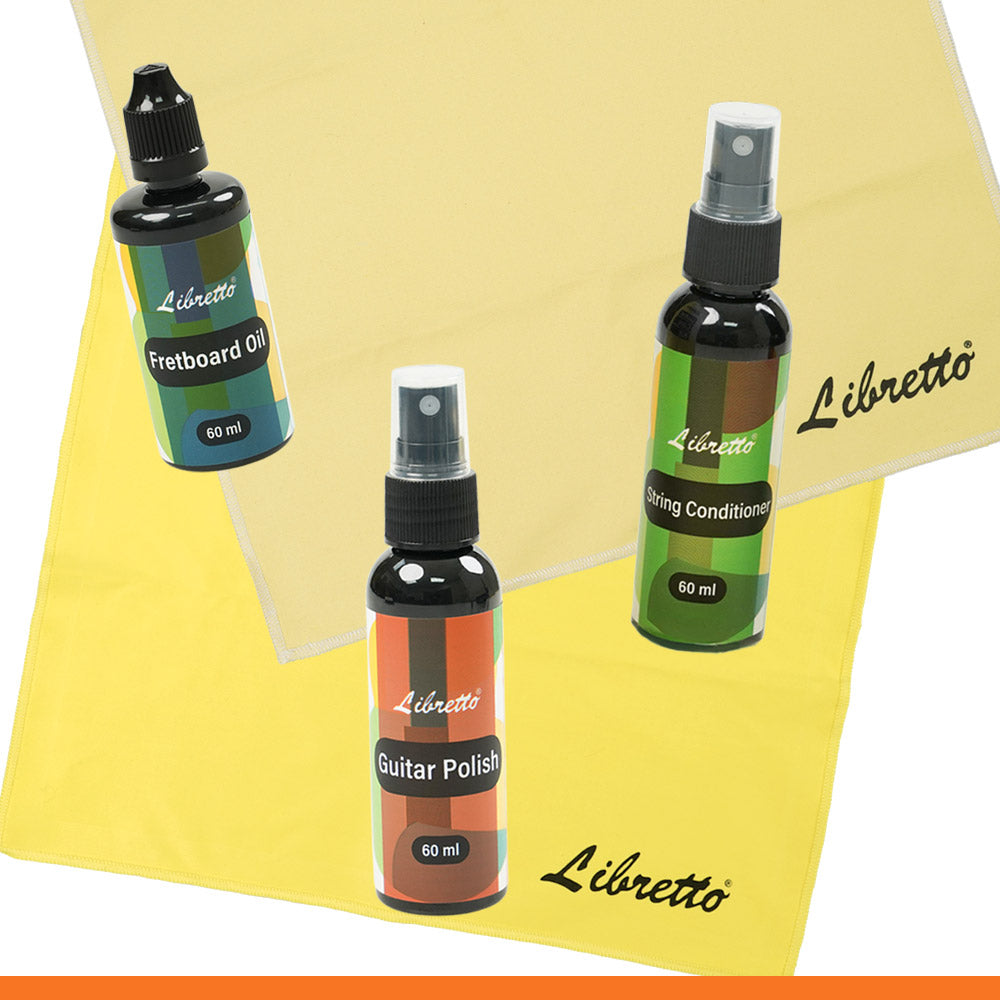 Libretto Guitar Cleaning Kit, 3 Pack, AC006-1-R1