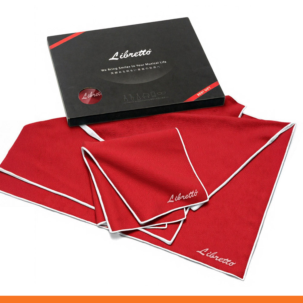 Libretto Microfiber Polish Cloth (Red), AC036-SL