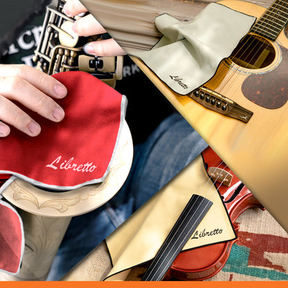 Libretto Microfiber Polish Cloth (Red), AC036-SL